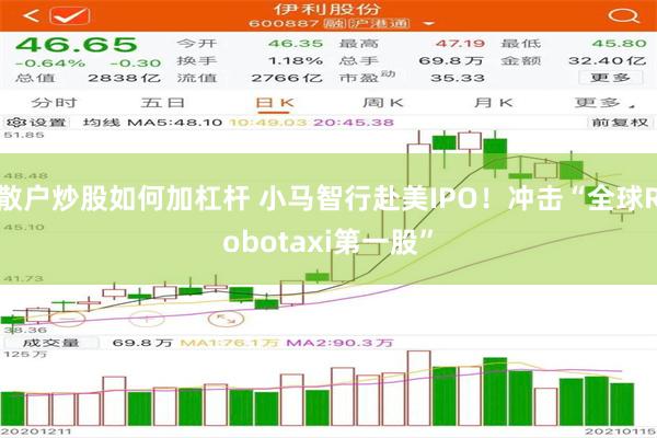 散户炒股如何加杠杆 小马智行赴美IPO！冲击“全球Robotaxi第一股”