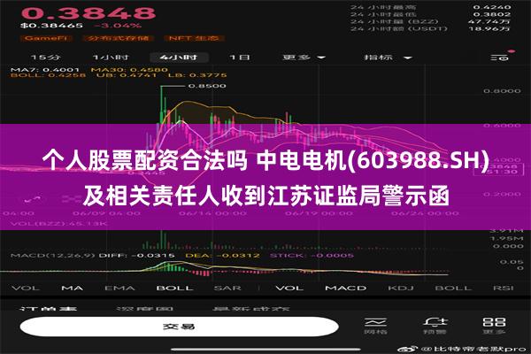 个人股票配资合法吗 中电电机(603988.SH)及相关责任人收到江苏证监局警示函