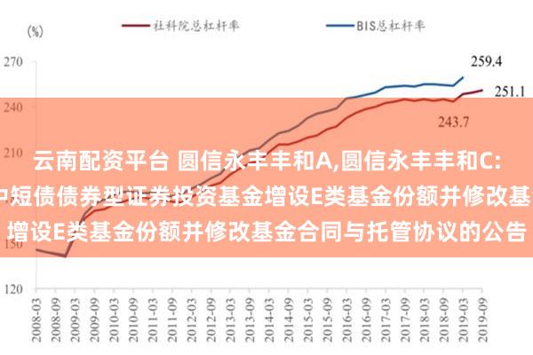 云南配资平台 圆信永丰丰和A,圆信永丰丰和C: 关于旗下圆信永丰丰和中短债债券型证券投资基金增设E类基金份额并修改基金合同与托管协议的公告